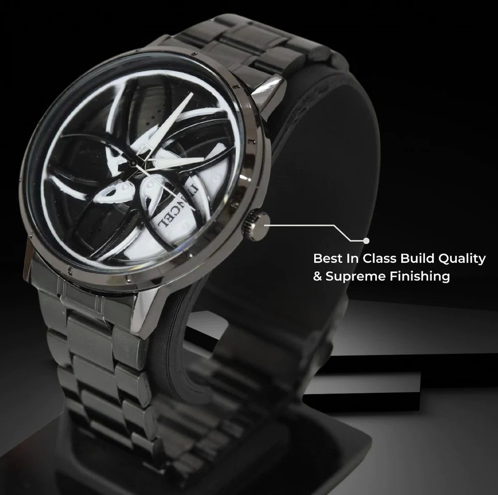 Gyro Spinning Watch At Low Price (Black)